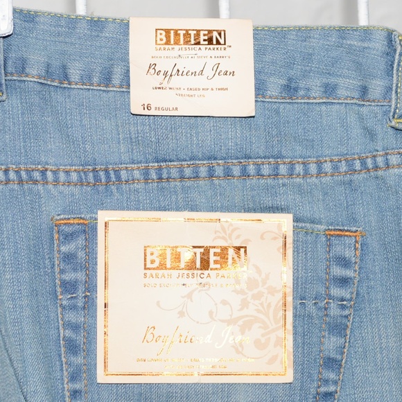 Sara j Parker Bitten womens jeans boyfriend sz 16 - Picture 4 of 4
